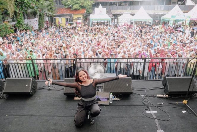 
					Garuda 2025, Tasha Bouslama Tampil Memukau Menghibur Siswa-siswi SMA BPPI Baleendah