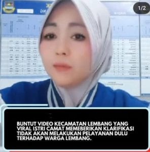 LAKI-KBB : PJ Bupati Ade Zakir Segera Tarik Camat Lembang, Istri Camat Tidak Boleh Intervensi Kinerja Camat