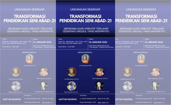Seminar Transformasi Pendidikan Seni: Mencetak Generasi Unggul Abad 21
