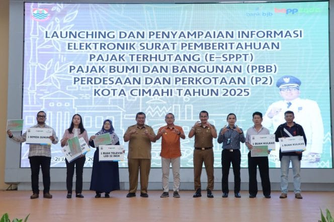 Pemkot Cimahi Launching SPPT PBB P2 Secara Elektronik Tahun 2025