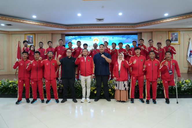 
					Menpora RI Dito Ariotedjo Lepas Tim Nasional Sepak Bola Amputasi Indonesia