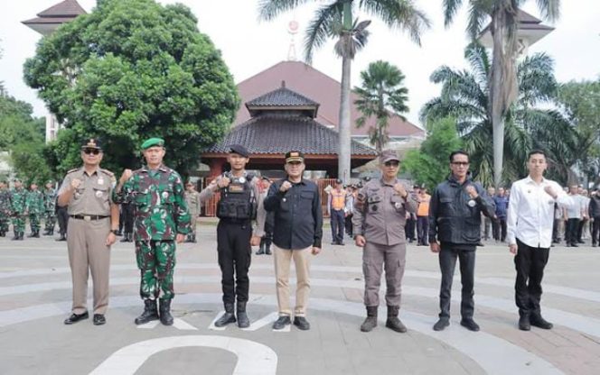 Cimahi Bersatu Melawan Premanisme: Apel Kesiapsiagaan Satgas Keamanan Digelar