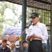 Wali Kota Cimahi Ngatiyana memimpin langsung Apel Siaga Pembersihan Sampah yang dilaksanakan serentak di tiga titik utama