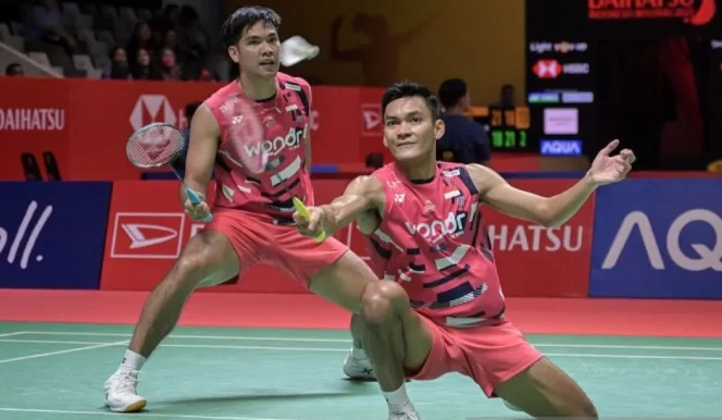 Ganda Putra Indonesia Fikri/Daniel Akui Sulit Hadapi Pasangan Baru China