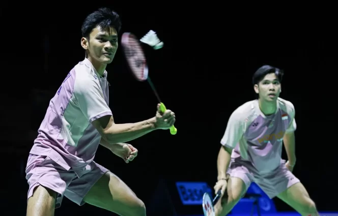 
					Ganda Putra Indonesia Fikri/Daniel Lolos ke Perempat Final BWF World Tour Super 300 Swiss Open 2025