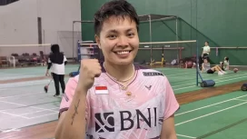 Pebulu tangkis ganda putri Indonesia Apriyani Rahayu