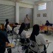 Kepala SMK Pasundan 3 Kota Cimahi Subaryo, S.Pd., M.Pd. saat sambutan