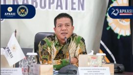 Bupati Bandung Dadang Supriatna selaku Wakil Ketua Umum Apkasi