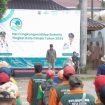 Wali Kota Cimahi Ngatiyana saat memimpin apel bersama menyampaikan pidato Menteri Lingkungan Hidup Hanif Faisol Nurofiq pada Peringatan Hari Lingkungan Hidup Sedunia Tahun 2025
