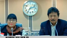 Tangkapan layar - Kepala BPIP Yudian Wahyudi (kanan) dalam Rapat Dengar Pendapat (RDP) dengan Komisi XIII Dewan Perwakilan Rakyat (DPR) yang dipantau secara daring di Jakarta, Kamis (17/7/2025)/ANTARA/YouTube/TVR PARLEME