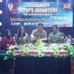 Syukuran peringatan Hari Ulang Tahun ke-80 Korps Infanteri yang berlangsung di Lapangan Wirotama Pussenif. Bandung. Kamis (9/10/2025).