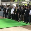 Penyambutan Ketua Umum DPP Paskibar Encep Wepi Kurnia dalam gelaran syukuran hari lahir PASKIBAR Satria Kiansantang yang ke-20/SAMBAS MEDIA/