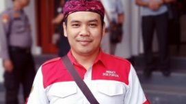 Ketua Umum LSM Pemuda Mandiri Peduli Rakyat Indonesia (PMPRI), Rohimat yang akrab disapa Kang Joker