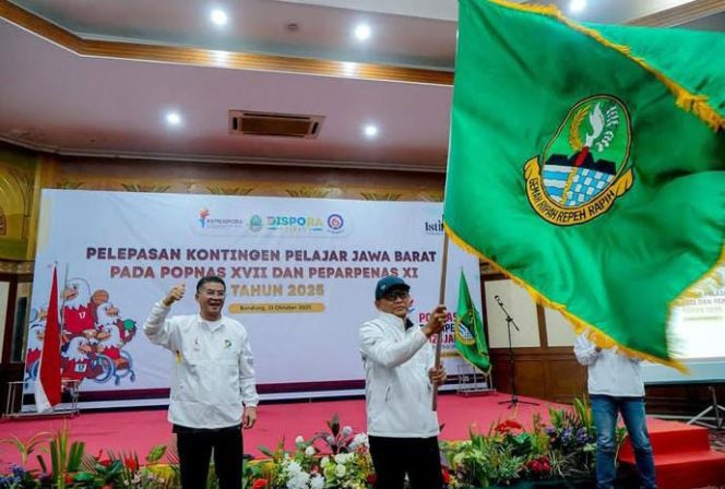 Pelepasan 431 Kontingen Popnas XVII dan Peparpenas XI Tahun 2025