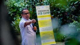 Kadisdik Jabar, Purwanto saat membuka Training of Trainer Pelatih Pendidikan Karakter Panca Waluya di Eco Camp Dago, Rabu (5/11/2025).