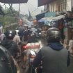 Kemacetan Parah di Pasar Cisarua Kabupaten Bogor