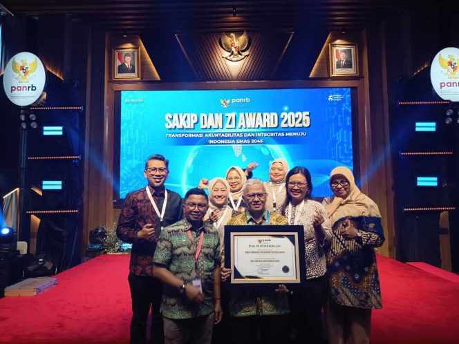 Penghargaan SAKIP dan ZI Award 2025 Apresiasi dalam Tata Kelola Pemerintahan yang Bersih, Transparan dan Akuntabel