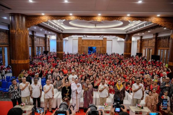 Menteri Kebudayaan Hadiri Pelatihan Tari 1400 Penari Gentra Lestari Budaya