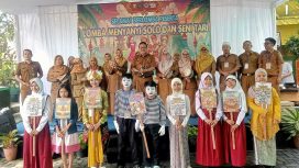 Festival Lomba Seni dan Sastra Siswa Nasional (FLS3N) Sekolah Dasar tingkat Kecamatan Bandung Kulon.