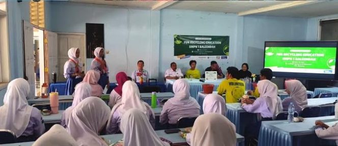 SMPN 1 Baleendah Gelar Fun Recycle Education Memperingati Hari Bumi