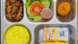 Menu sehat Makan Bergizi Gratis (MBG).
