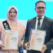 Bupati Bandung Kang Dadang Supriatna bersama Bunda PAUD Kabupaten Bandung Hj. Emma Dety Permanawati.