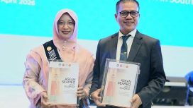 Bupati Bandung Kang Dadang Supriatna bersama Bunda PAUD Kabupaten Bandung Hj. Emma Dety Permanawati.