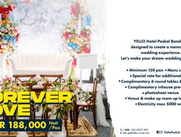 Paket “Forever Love” hadir mulai dari IDR 188,000 nett/pax.