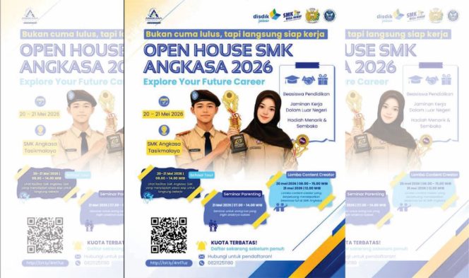 Angkasa Open House 2026 SMK Angkasa Tasikmalaya.