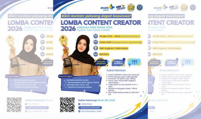 Lomba Content Creator 2026 SMK Angkasa Tasikmalaya.