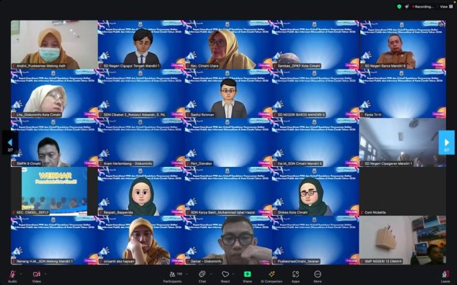 Rakor PPID dan SP4N LAPOR! Kota Cimahi Tahun 2026