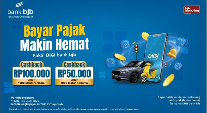 Bayar Pajak Kendaraan Lewat DIGI bank bjb.