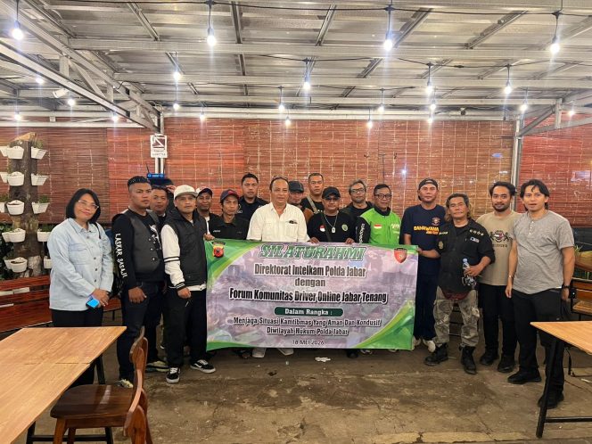 Perkuat Komunikasi, Polda Jawa Barat Gelar Dialog Bersama Driver Online