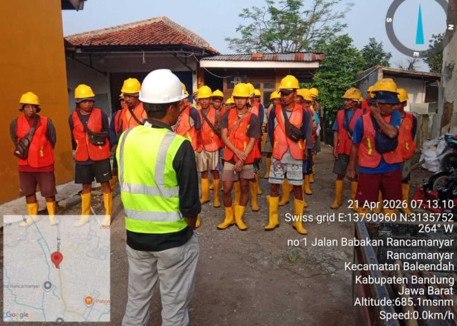 Progres Pembangunan Jaringan Distribusi Utama di Rancamanyar dan Rancamulya