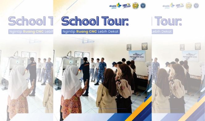 Pelajar SMP Antusias Kunjungi Open House SMK Angkasa Tasikmalaya