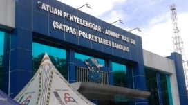 Satuan Penyelenggara Administrasi SIM (Satpas) Polrestabes Bandung.
