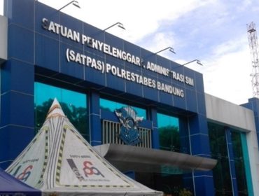 Satuan Penyelenggara Administrasi SIM (Satpas) Polrestabes Bandung.