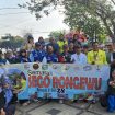 Kegiatan sosial Sego Rongewu Episode 3 Seri ke-28 di Taman Cahaya Kecamatan Pakal.