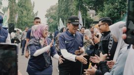 Wali Kota Cimahi, Ngatiyana, hadir saat membuka kegiatan CFD.