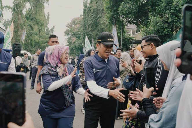 Wali Kota Cimahi, Ngatiyana, hadir saat membuka kegiatan CFD.