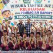 Wisuda Tahfidz Juz 30, Kelulusan dan Pembagian Raport PAUDQu TPQ DTA Al Fitroh.