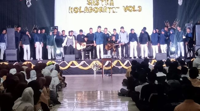 Pagelaran Sastra Kolaboratif Vol. 3 SMKN 5 Bandung dengan mengusung tagline 