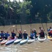 Sekolah Stand Up Paddle (SUP) Surabaya, menjadi langkah baru dalam pengembangan olahraga air di Kota Pahlawan.
