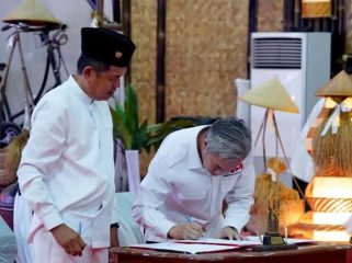 Penandatanganan yang dirangkaikan dengan kegiatan Munajat Cinta, Menjemput Tahun Baru dan Murid Baru 1 Muharam 1448 Hijriah.