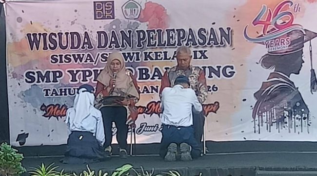 Wisuda dan Pelepasan Siswa kelas IX angkatan ke-46 dengan mengusung tagline 