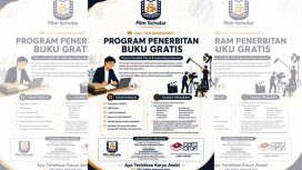 Program Penerbitan Buku Gratis bagi guru, praktisi, peneliti, dan pendidik di bidang film dan broadcasting.
