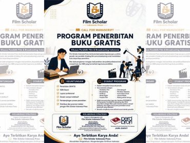 Program Penerbitan Buku Gratis bagi guru, praktisi, peneliti, dan pendidik di bidang film dan broadcasting.