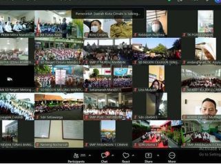 Pembukaan Masa Pengenalan Lingkungan Sekolah (MPLS) tahun ajaran 2026-2027 tingkat Kota Cimahi.