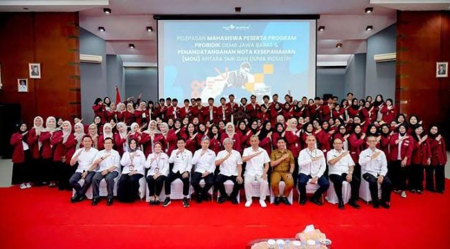 Mahasiswa Peserta Program Probidik GEMA Jabar.