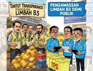 Ilustrasi - Keterbukaan informasi dalam pengelolaan Limbah Bahan Berbahaya dan Beracun (B3).